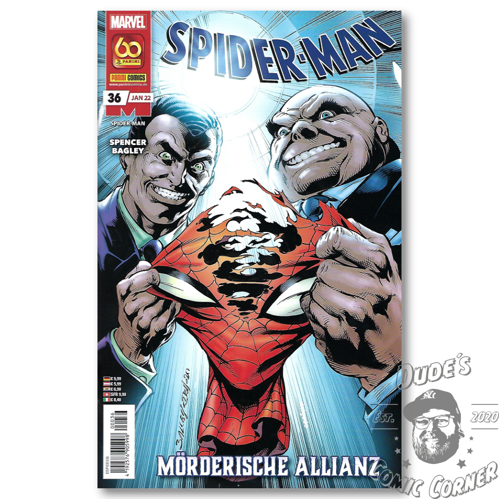 Marvel Deutschland Spider-Man Heft 36 sehr gut ovp